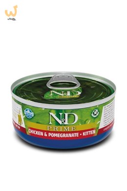 FARMINA N&D Prime Chicken & Pomegranate Kitten - mokra karma dla kociąt - 70 g