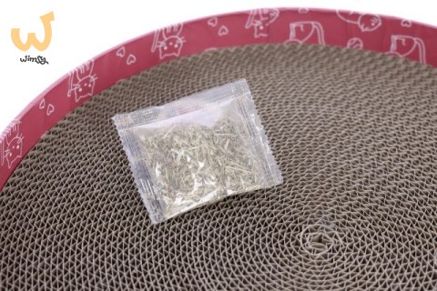 KERBL Drapak dla kota Circle, tekturowy, 5,5 cm, średnica 34 cm, różowy KERBL Drapak dla kota Circle, tekturowy, 5,5 cm, średnica 34 cm, różowy