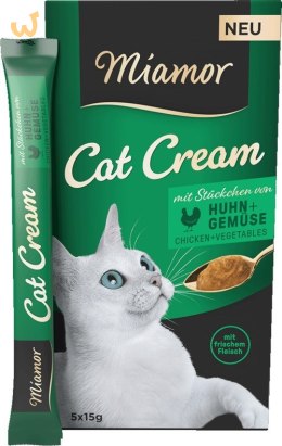 MIAMOR Cream Pasta z kurczakiem i warzywami 5x15g