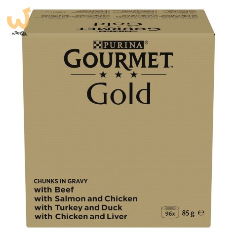PURINA GOURMET GOLD Kawałki w sosie 96x85g PURINA GOURMET GOLD Kawałki w sosie 96x85g