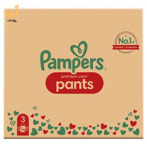 Pieluchy PAMPERS Premium PANTS MTH rozm 3 (6-11kg) 144szt Pieluchy PAMPERS Premium PANTS MTH rozm 3 (6-11kg) 144szt