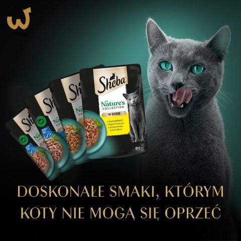 SHEBA Nature's Collection Mix - mokra karma dla kota - 40x85 g SHEBA Nature's Collection Mix - mokra karma dla kota - 40x85 g