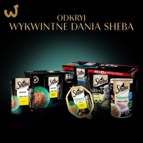 SHEBA Nature's Collection Mix - mokra karma dla kota - 40x85 g SHEBA Nature's Collection Mix - mokra karma dla kota - 40x85 g