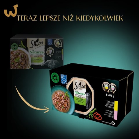 SHEBA Nature's collection mix smaków dla kota8x85g SHEBA Nature's collection mix smaków dla kota8x85g