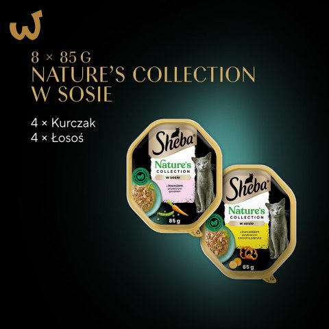 SHEBA Nature's collection mix smaków dla kota8x85g SHEBA Nature's collection mix smaków dla kota8x85g