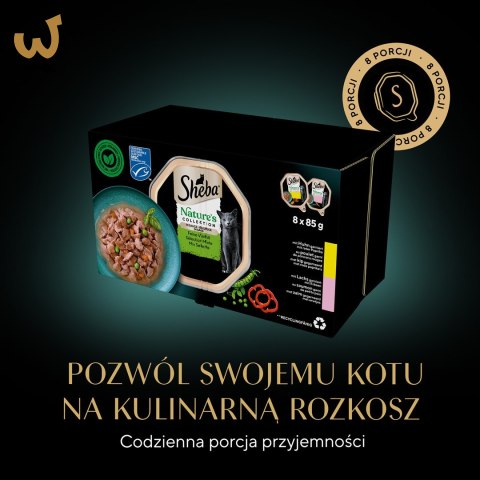 SHEBA Nature's collection mix smaków dla kota8x85g SHEBA Nature's collection mix smaków dla kota8x85g