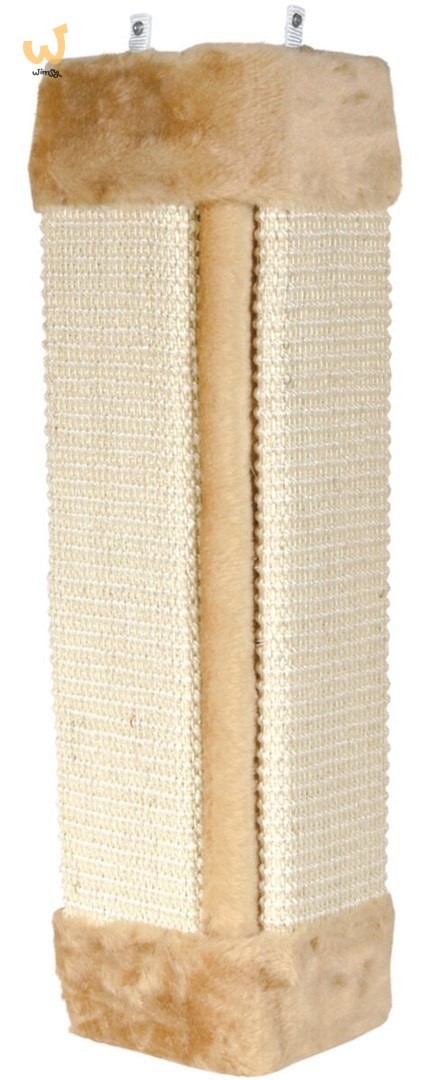 TRIXIE Drapak dla kota narożny 49,5x23,5 cm - kolor beżowy TRIXIE Drapak dla kota narożny 49,5x23,5 cm - kolor beżowy