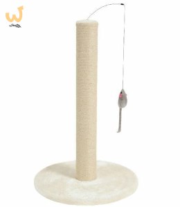ZOLUX Drapak sizal słupek z zabawką 48cm kol.beżowy