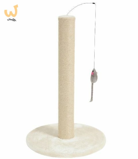 ZOLUX Drapak sizal słupek z zabawką 48cm kol.beżowy ZOLUX Drapak sizal słupek z zabawką 48cm kol.beżowy