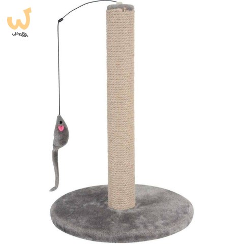ZOLUX Drapak sizal słupek z zabawką 48cm kol. szary ZOLUX Drapak sizal słupek z zabawką 48cm kol. szary
