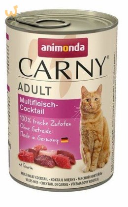 ANIMONDA Carny Adult multi koktajl mięsny - mokra karma dla kota - 400g