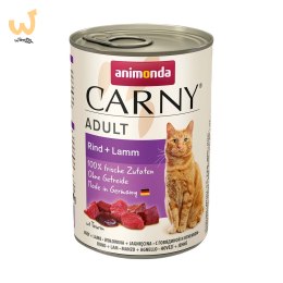 ANIMONDA Carny Adult wołowina i jagnięcina - mokra karma dla kota - 400g