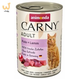ANIMONDA Cat Carny Adult Indyk z jagnięciną - mokra karma dla kota - 400 g
