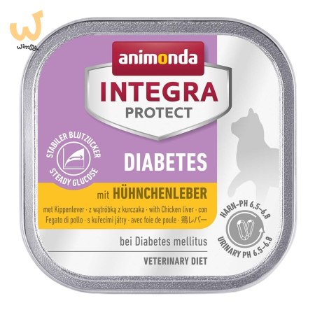 ANIMONDA Integra Protect Diabetes wątróbka drobiowa - mokra karma dla kota - 100 g ANIMONDA Integra Protect Diabetes wątróbka drobiowa - mokra karma dla kota - 100 g