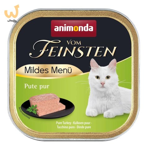 ANIMONDA Vom Feinsten Mildes Menu Pute pur - mokra karma dla kota - 100 g ANIMONDA Vom Feinsten Mildes Menu Pute pur - mokra karma dla kota - 100 g