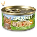 ARQUIVET puszka dla kota kurczak w sosie z paluszkami krabowymi 80g