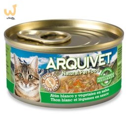 Arquivet dla kota o smaku białego tuńczyka z warzywami 80 g