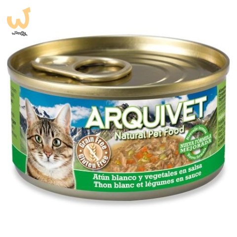 Arquivet dla kota o smaku białego tuńczyka z warzywami 80 g