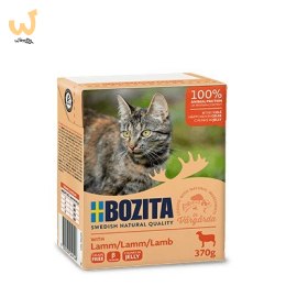 BOZITA Mięsne kawałki z jagnięciną w galaretce 370g