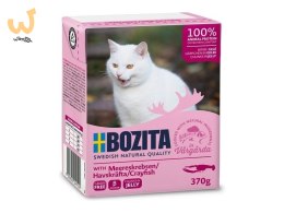 BOZITA Mięsne kawałki z krewetkami w sosie 370g