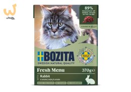 BOZITA Mięsne kawałki z królikiem w galaretce 370g