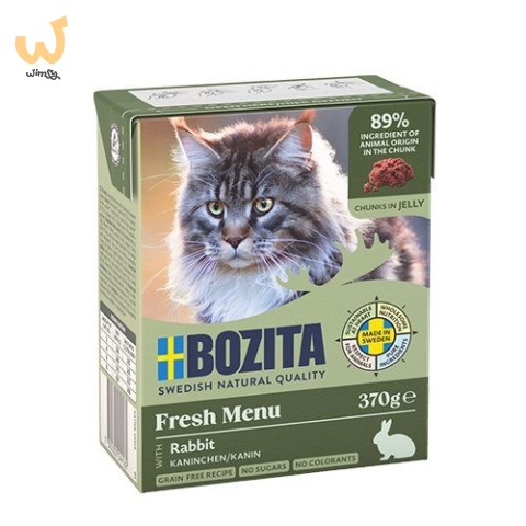 BOZITA Mięsne kawałki z królikiem w galaretce 370g BOZITA Mięsne kawałki z królikiem w galaretce 370g