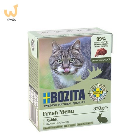 BOZITA Mięsne kawałki z królikiem w sosie 370g BOZITA Mięsne kawałki z królikiem w sosie 370g