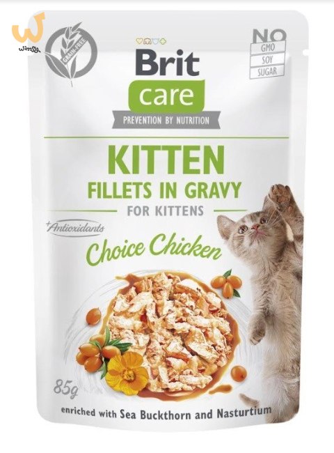 BRIT Care Cat Kitten Choice Pouch - mokra karma dla kota - 85 g BRIT Care Cat Kitten Choice Pouch - mokra karma dla kota - 85 g