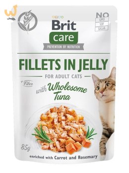 BRIT Care Fillets in Jelly filety z tuńczykiem w galaretce - mokra karma dla kota - 85 g