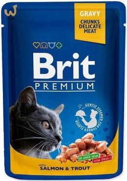 BRIT Premium Cat Salmon&Trout - mokra karma dla kota - 100 g