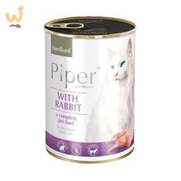 DOLINA NOTECI Piper z królikiem - mokra karma dla kota - 400g