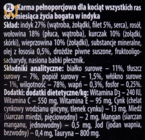DOLINA NOTECI Premium Junior Indyk - karma dla kota - 400g DOLINA NOTECI Premium Junior Indyk - karma dla kota - 400g