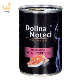 DOLINA NOTECI Premium bogata w łososia - mokra karma dla kota - 400g