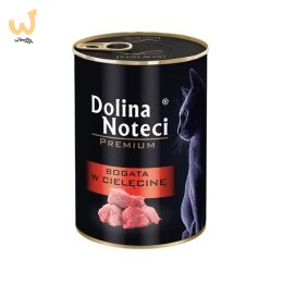 DOLINA NOTECI Premium cielęcina - mokra karma dla kota - 400g