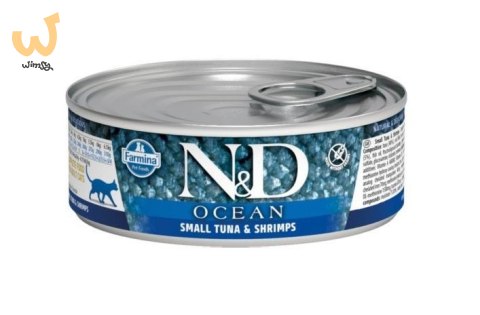 FARMINA N&D Ocean Tuna & Shrimp Adult - mokra karma dla kota - 70 g FARMINA N&D Ocean Tuna & Shrimp Adult - mokra karma dla kota - 70 g