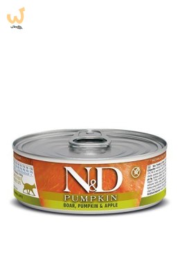 FARMINA N&D Pumpkin Boar, Pumpkin & Apple - mokra karma dla kota - 70 g