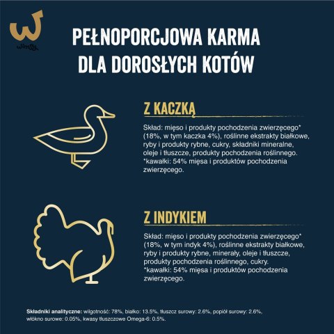 FELIX Tasty Shreds z kaczką i indykiem - mokra karma dla kota - 4x 80g FELIX Tasty Shreds z kaczką i indykiem - mokra karma dla kota - 4x 80g