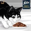 FELIX Tasty Shreds z wołowiną i kurczakiem - mokra karma dla kota - 4x 80g