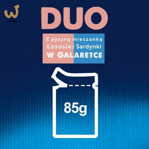 Felix Fantastic Duo Sardynka Łosoś - mokra karma dla kota - 85g Felix Fantastic Duo Sardynka Łosoś - mokra karma dla kota - 85g
