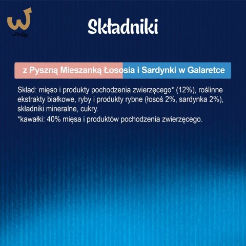 Felix Fantastic Duo Sardynka Łosoś - mokra karma dla kota - 85g Felix Fantastic Duo Sardynka Łosoś - mokra karma dla kota - 85g