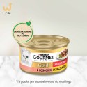 GOURMET GOLD Łosoś i kurczak w sosie mokra karma dla kota - puszka - 85 g