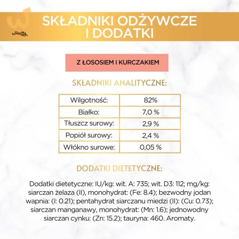 GOURMET GOLD Łosoś i kurczak w sosie mokra karma dla kota - puszka - 85 g GOURMET GOLD Łosoś i kurczak w sosie mokra karma dla kota - puszka - 85 g