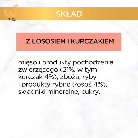 GOURMET GOLD Łosoś i kurczak w sosie mokra karma dla kota - puszka - 85 g GOURMET GOLD Łosoś i kurczak w sosie mokra karma dla kota - puszka - 85 g