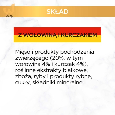 GOURMET GOLD Wołowina z kurczakiem mix kawałków na parze i w sosie - mokra karma dla kota - 85 g GOURMET GOLD Wołowina z kurczakiem mix kawałków na parze i w sosie - mokra karma dla kota - 85 g