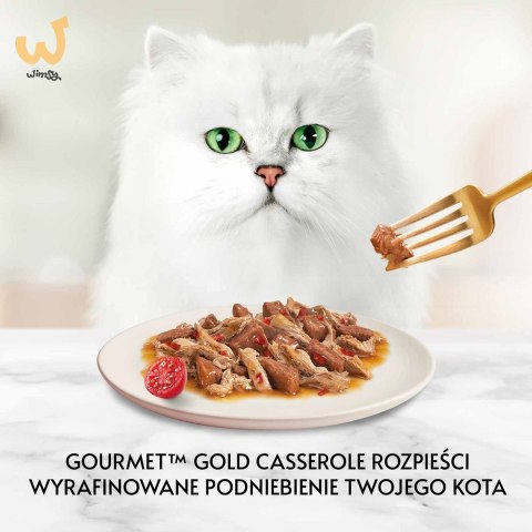 GOURMET GOLD Wołowina z kurczakiem w sosie pomidorowym 85g GOURMET GOLD Wołowina z kurczakiem w sosie pomidorowym 85g