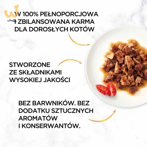 GOURMET GOLD Wołowina z kurczakiem w sosie pomidorowym 85g GOURMET GOLD Wołowina z kurczakiem w sosie pomidorowym 85g