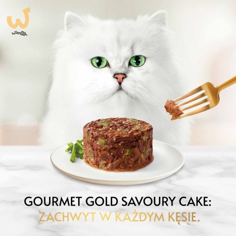 Gourmet Gold Savoury Cake jagnięcina i zielona fasola - mokra karma dla kota - 85 g Gourmet Gold Savoury Cake jagnięcina i zielona fasola - mokra karma dla kota - 85 g