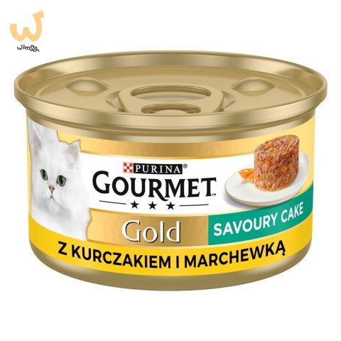 Gourmet Gold Savoury Cake kurczak i marchewka - mokra karma dla kota - 85 g Gourmet Gold Savoury Cake kurczak i marchewka - mokra karma dla kota - 85 g