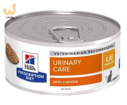 HILL'S Feline c/d Urinary Care Gulasz z kurczakiem - mokra karma dla kota - 82 g