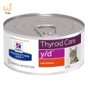 Hill's Prescription Diet Thyroid Care Feline y/d - karma dla kota z chorą tarczycą - puszka 156 g